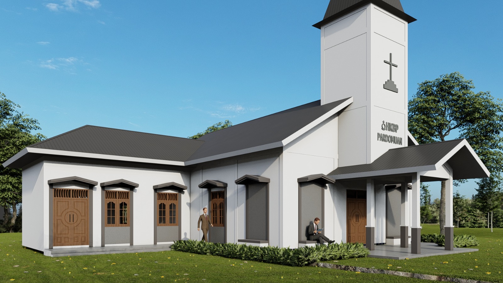 Perencanaan Gedung Gereja HKBP Pardomuan - Resort Sibide