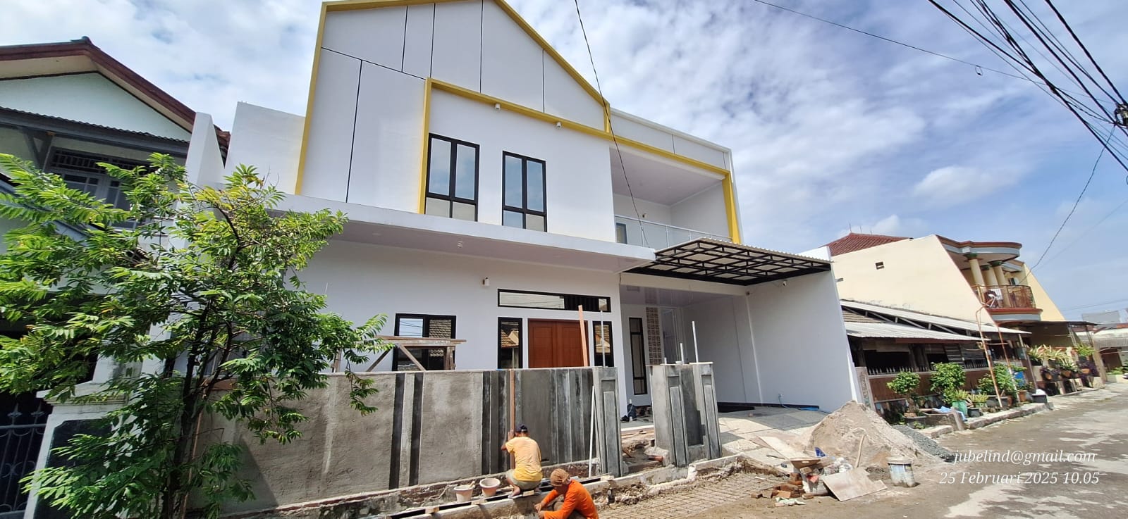 Kontruksi Bangunan Rumah Tinggal 2 Lantai - Harapan Jaya - Bekasi